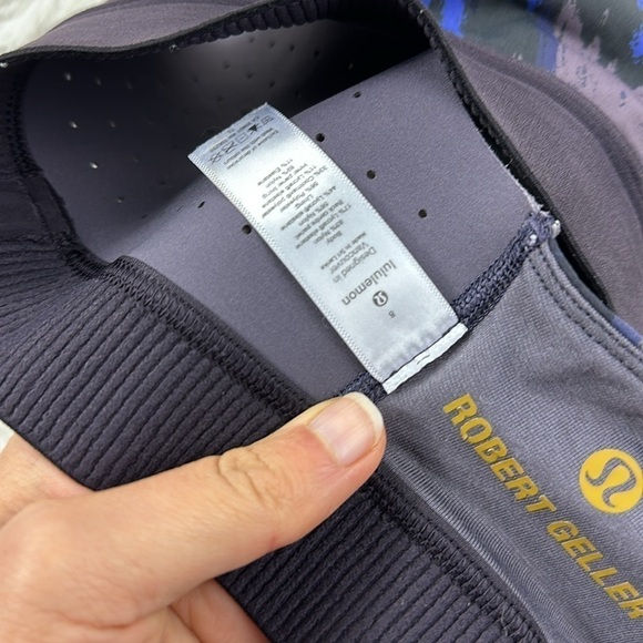Lululemon Take The Moment Bra *Print Washed Camo Small Dark Indigo Multi - Picture 5 of 6